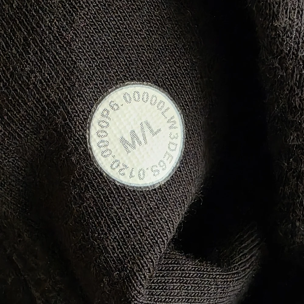 Lululemon Set Aside Zip Up Hoodie Sweatshirt Black Cotton-wool French Terry